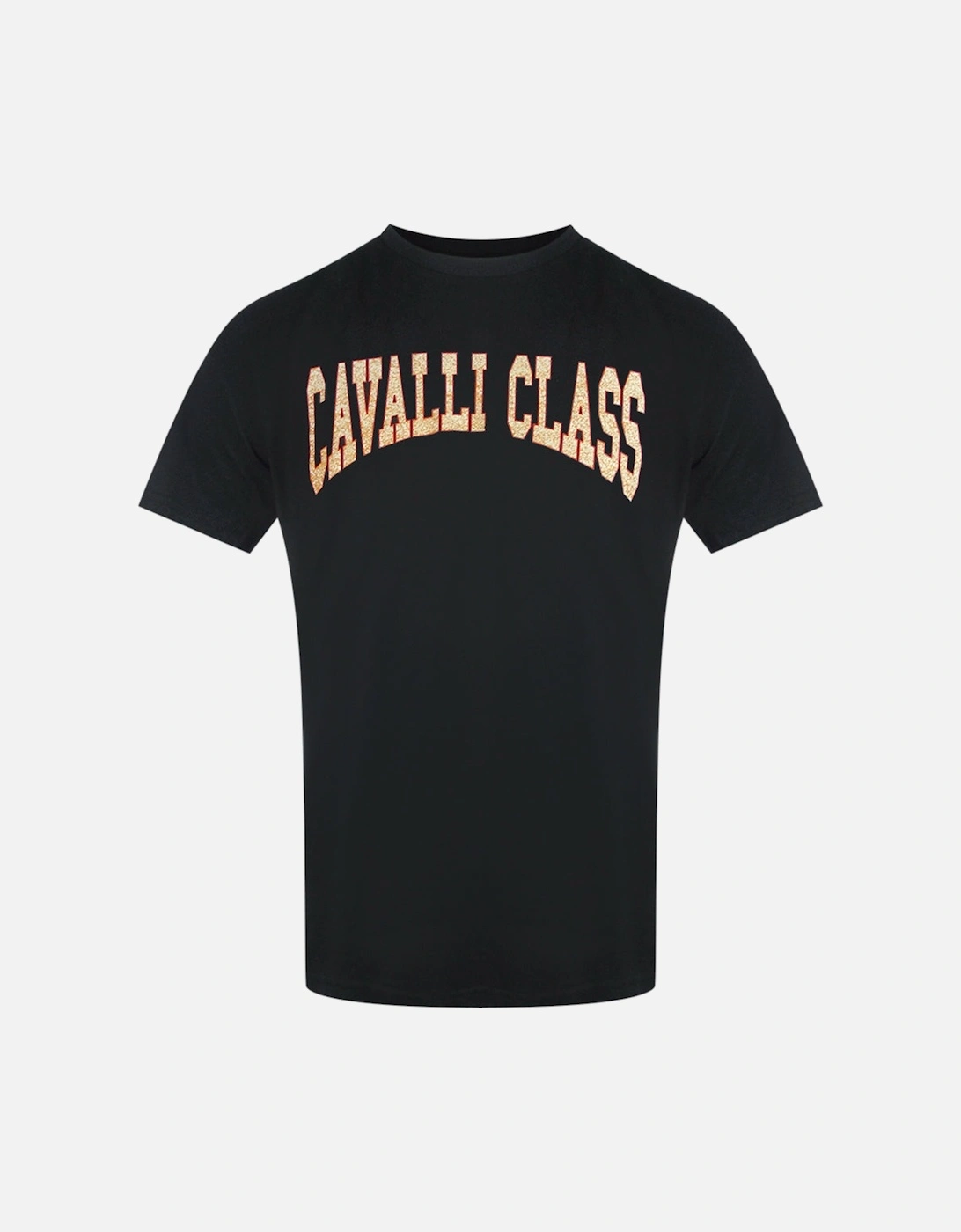 Cavalli Class Varsity Logo Black T-Shirt, 3 of 2