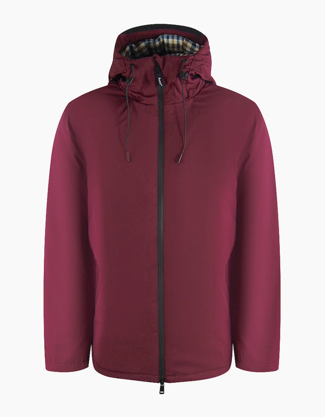 Men's Aquascutum Activehellid Parka Cordovan Burgundy Parka Jacket - Red - Size: 44/Regular