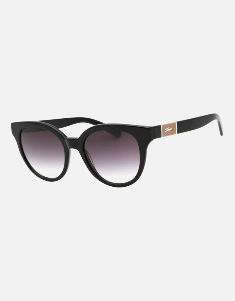 Grey Gradient Lensed Black Sunglasses