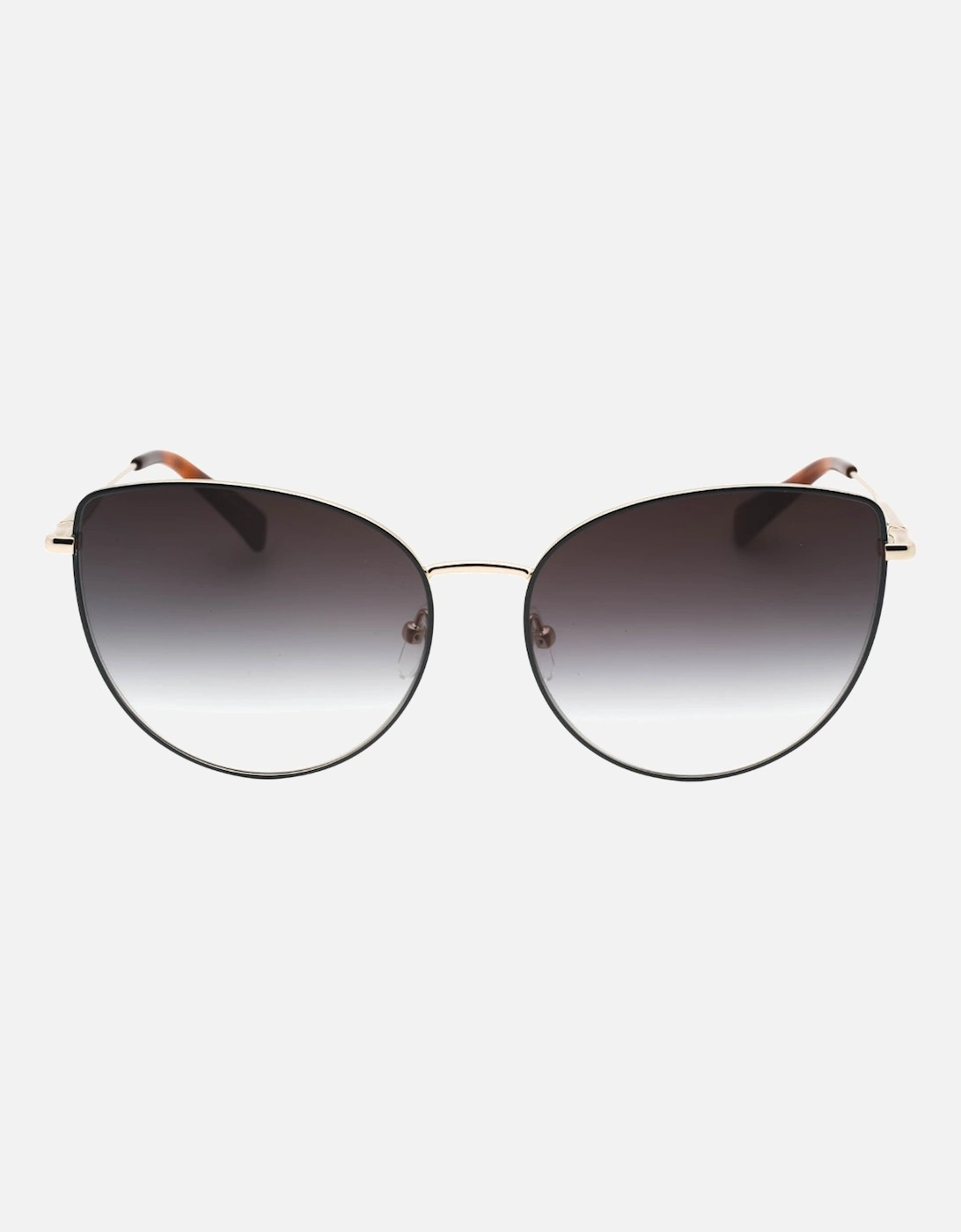 Grey Gradient Lensed Gold Sunglasses, 3 of 2