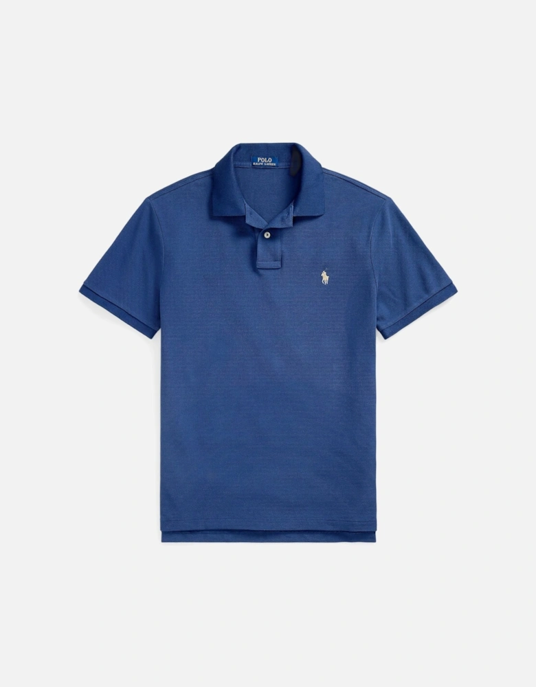 Ralph lauren Custom Slim Fit Polo Shirt - Earth Blue