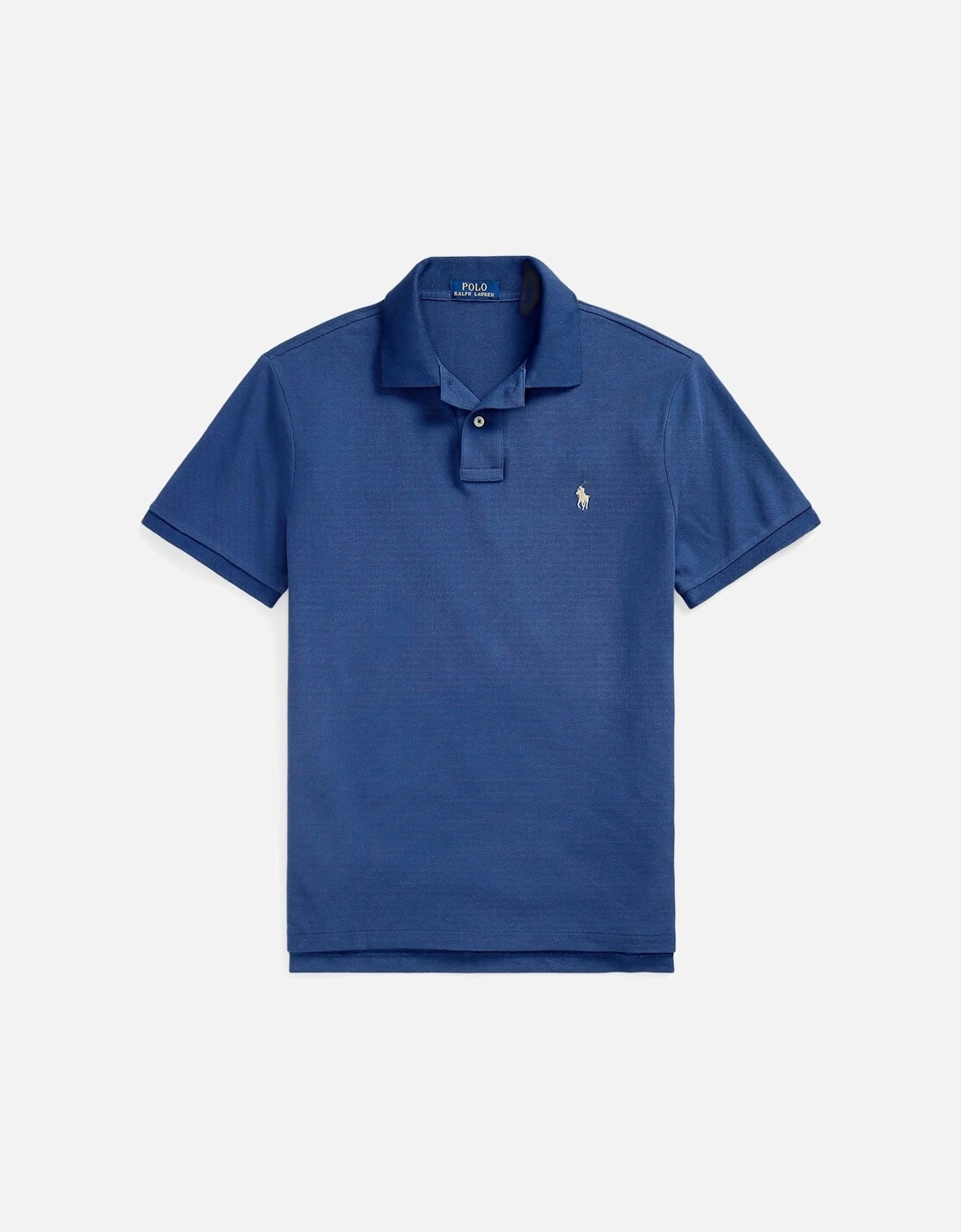 Ralph lauren Custom Slim Fit Polo Shirt - Earth Blue, 3 of 2