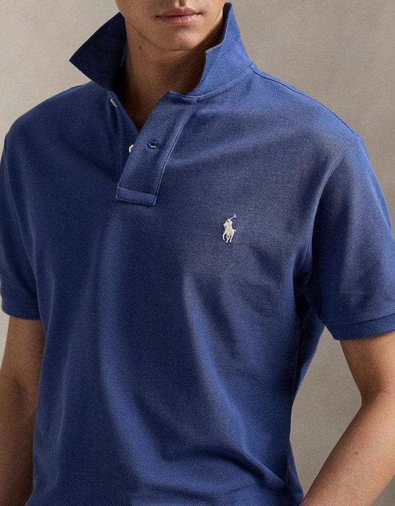 Ralph lauren Custom Slim Fit Polo Shirt - Earth Blue