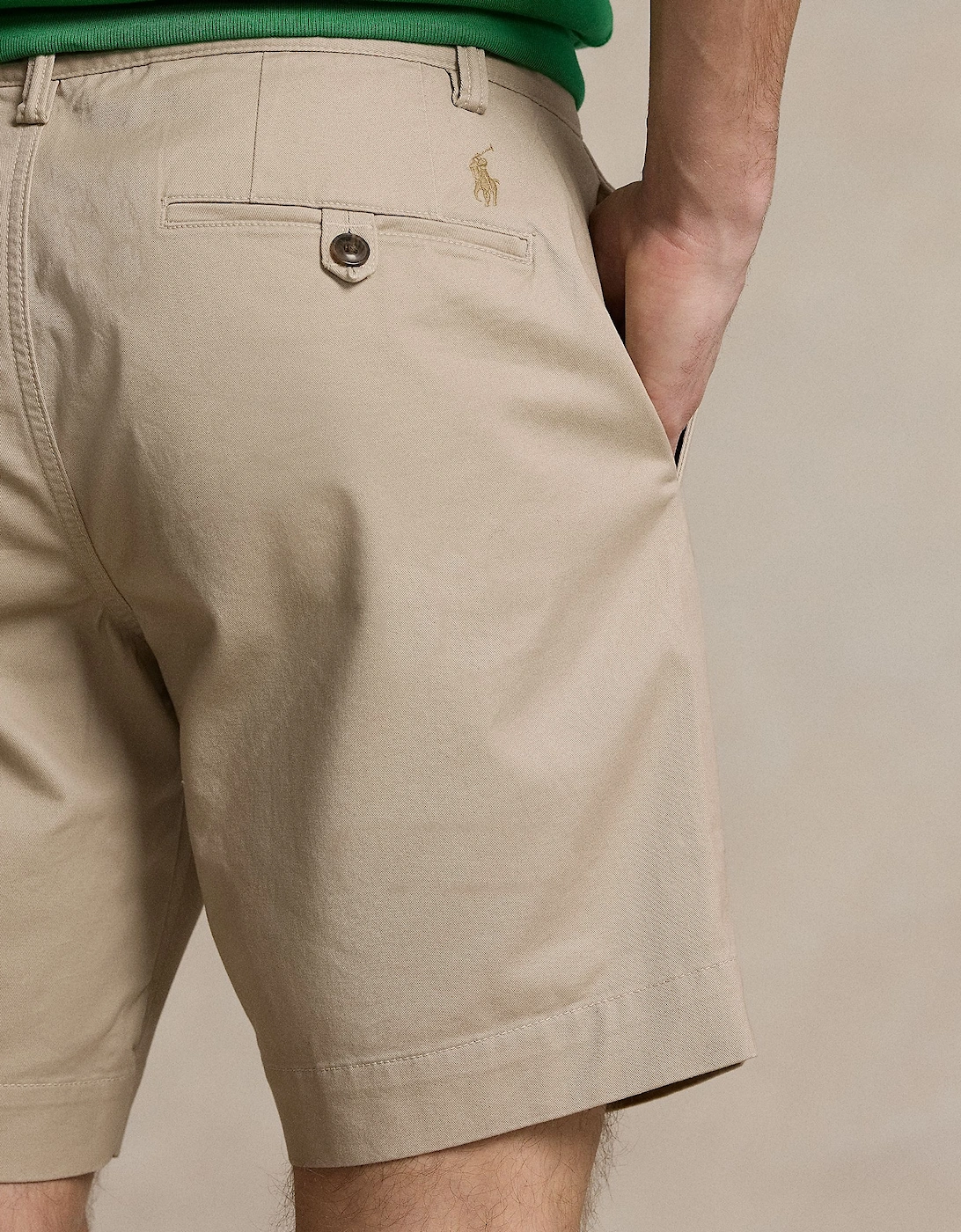 Ralph Lauren Straight Fit Chino Shorts - Khaki Tan