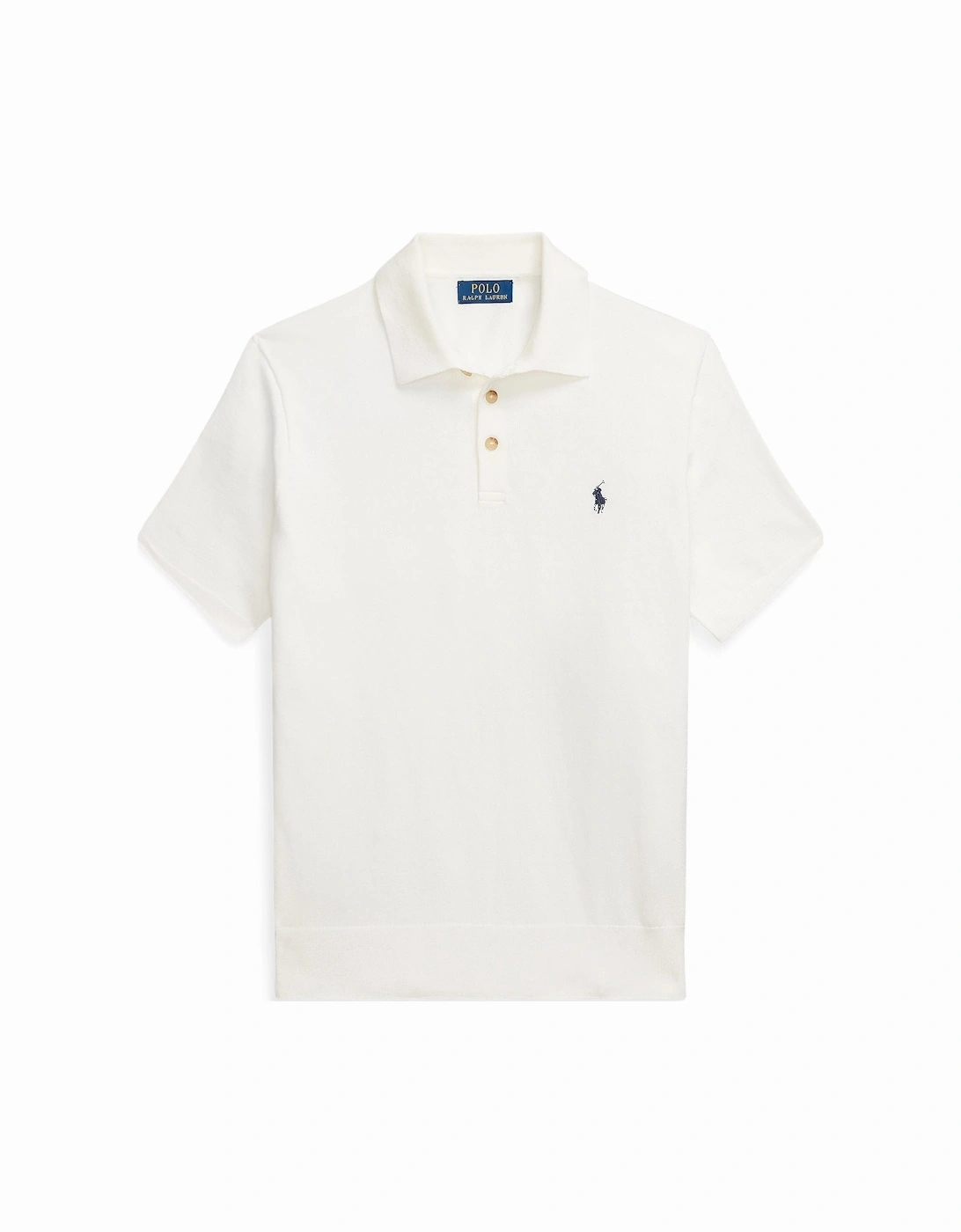 Ralph Lauren Knitwear Polo Shirt - Deckwash White, 3 of 2