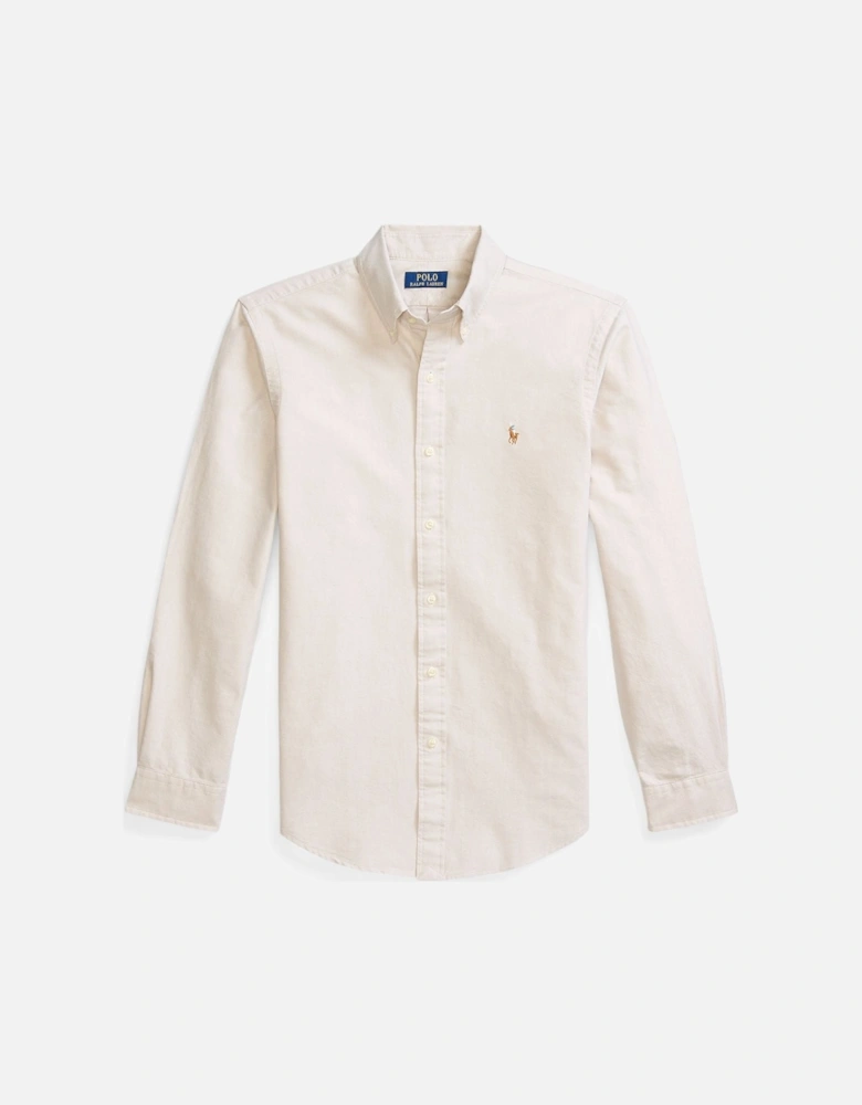 Ralph Lauren Custom Fit Oxford Shirt - Coastal Beige