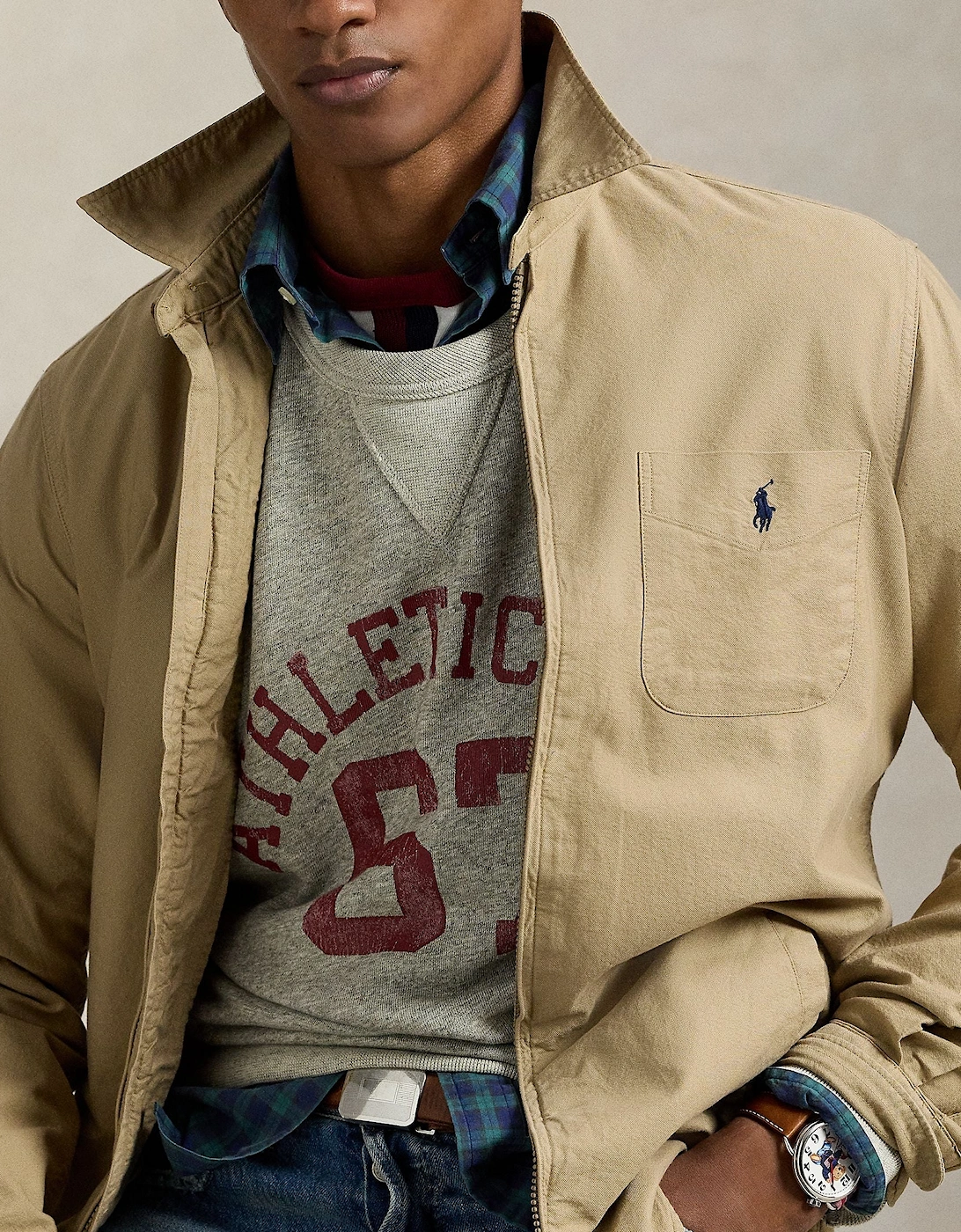 Ralph Lauren Overshirt Jacket - Surrey Tan