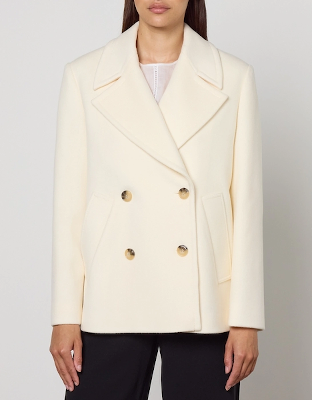 MAX&Co. Accordo Wool Broadcloth Pea Coat, 2 of 1