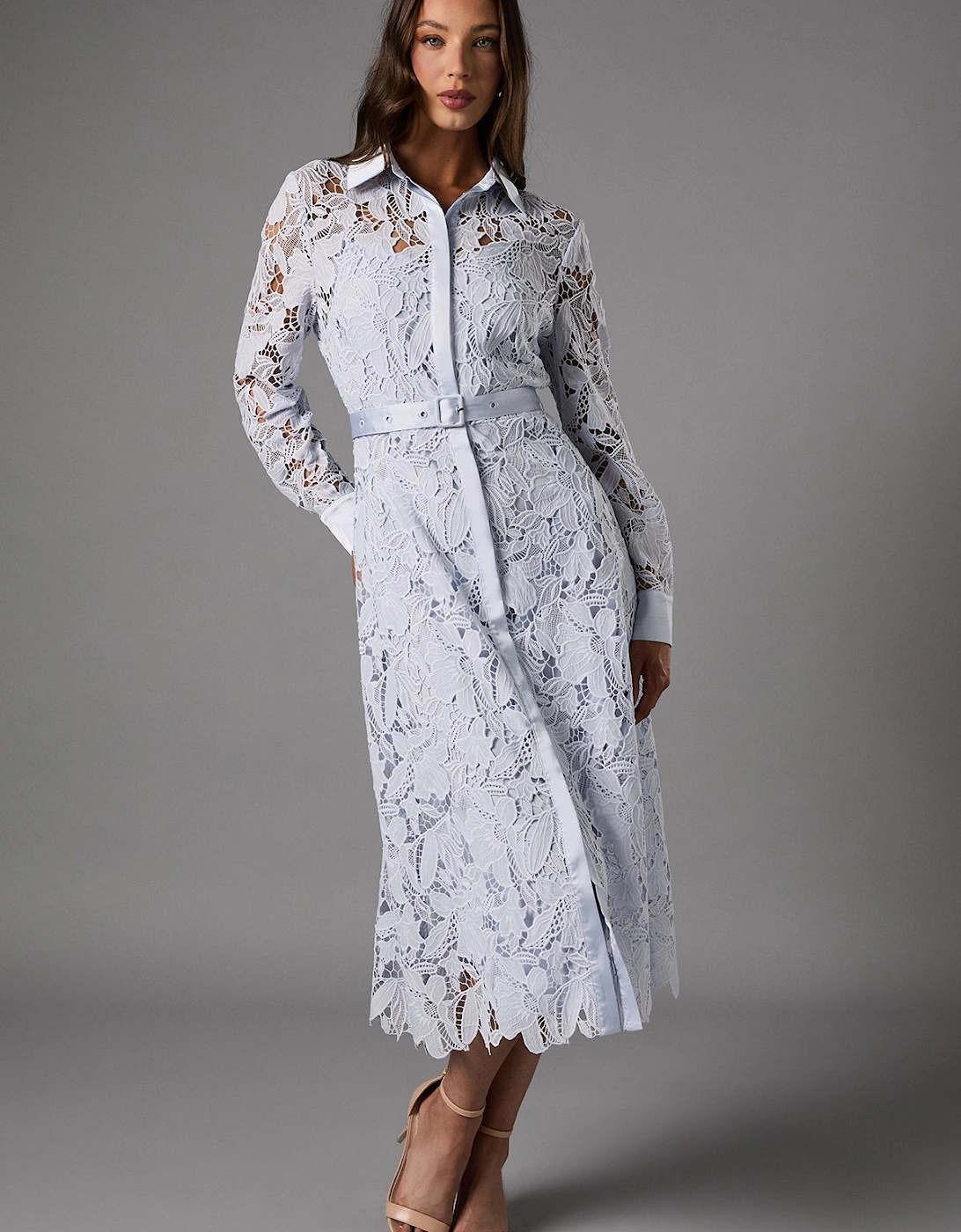 Lace Shirt Dress, 2 of 1