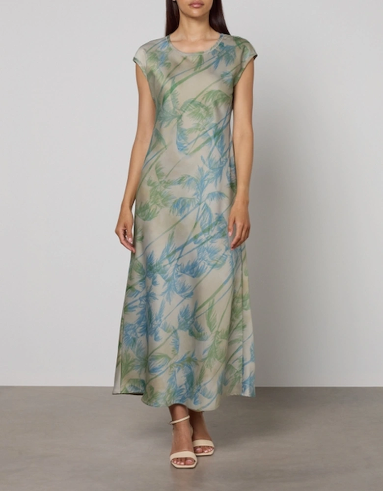 MAX&Co. Apuania Envers Satin Dress