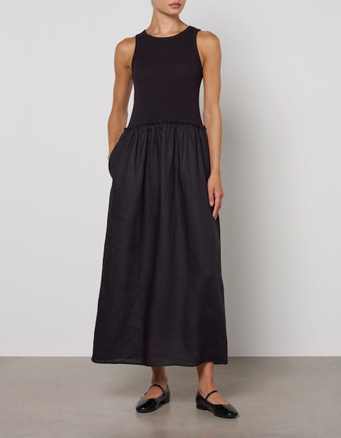 MAX&Co. Melle Flax Linen-Blend Dress, 2 of 1