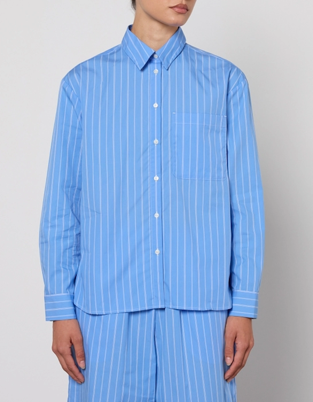 MAX&Co. Bari Cotton-Poplin Boyfriend Shirt, 2 of 1