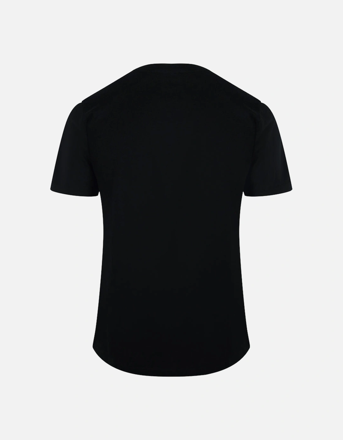 Cavalli Class Cracked Sprayed Logo Black T-Shirt