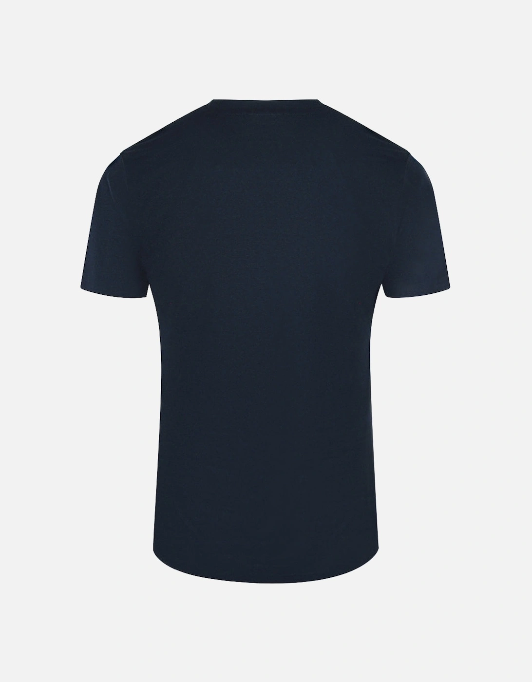Cavalli Class Layered Logo Blue Navy T-Shirt