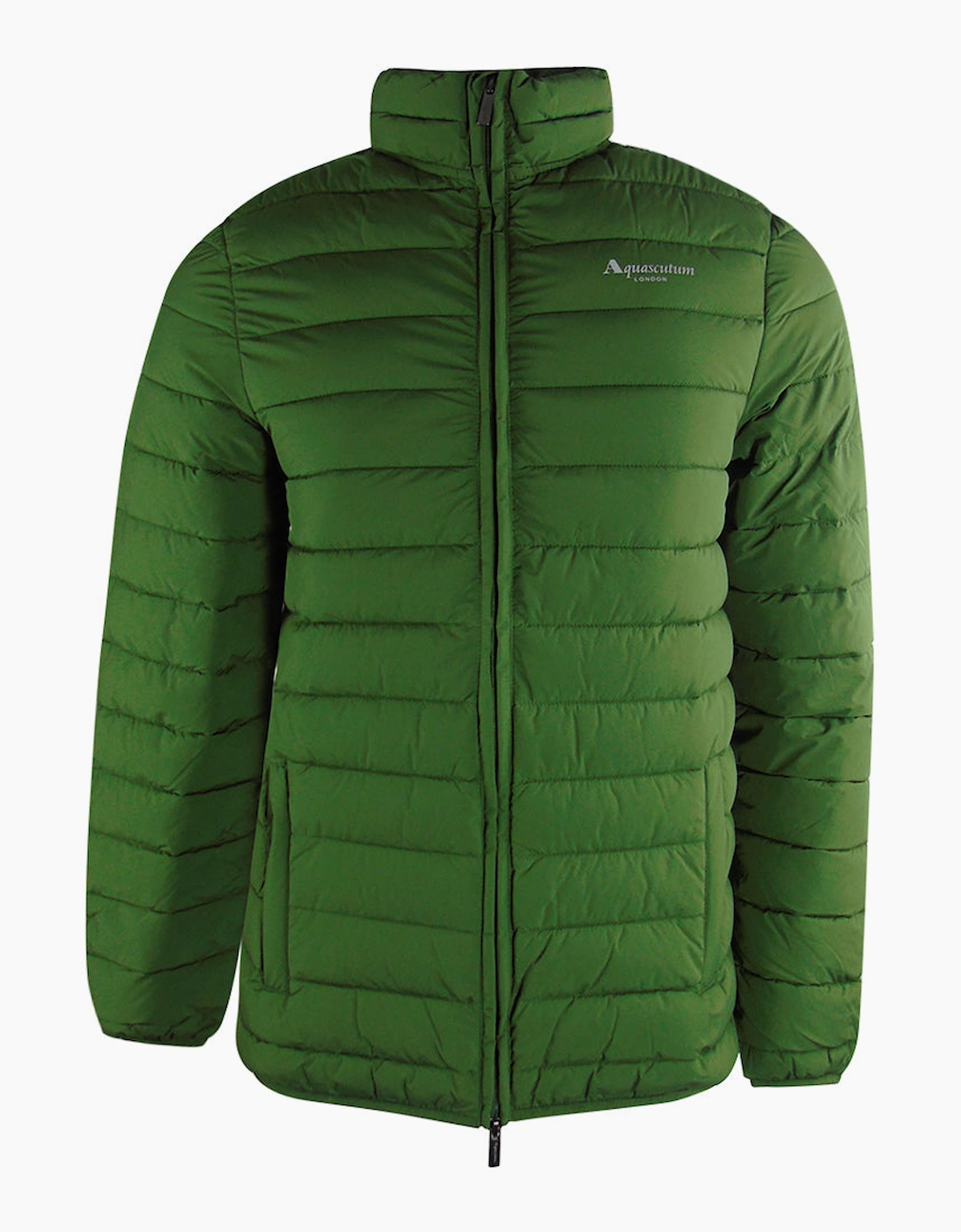 Aquascutum Men's Tan Active Army Green Mock Jacket - Size: 38/Regular
