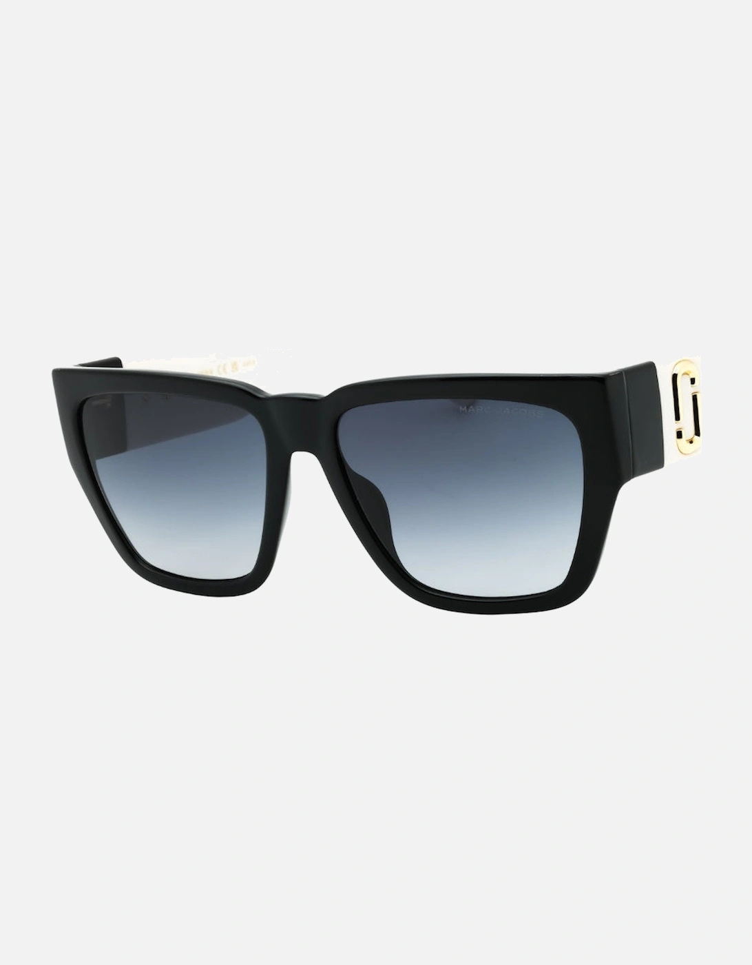 Grey Gradient Sunglasses Black