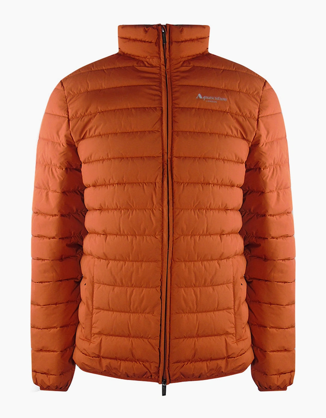 Men's Aquascutum Active Rust Orange Mock Jacket - Size: 38/Regular