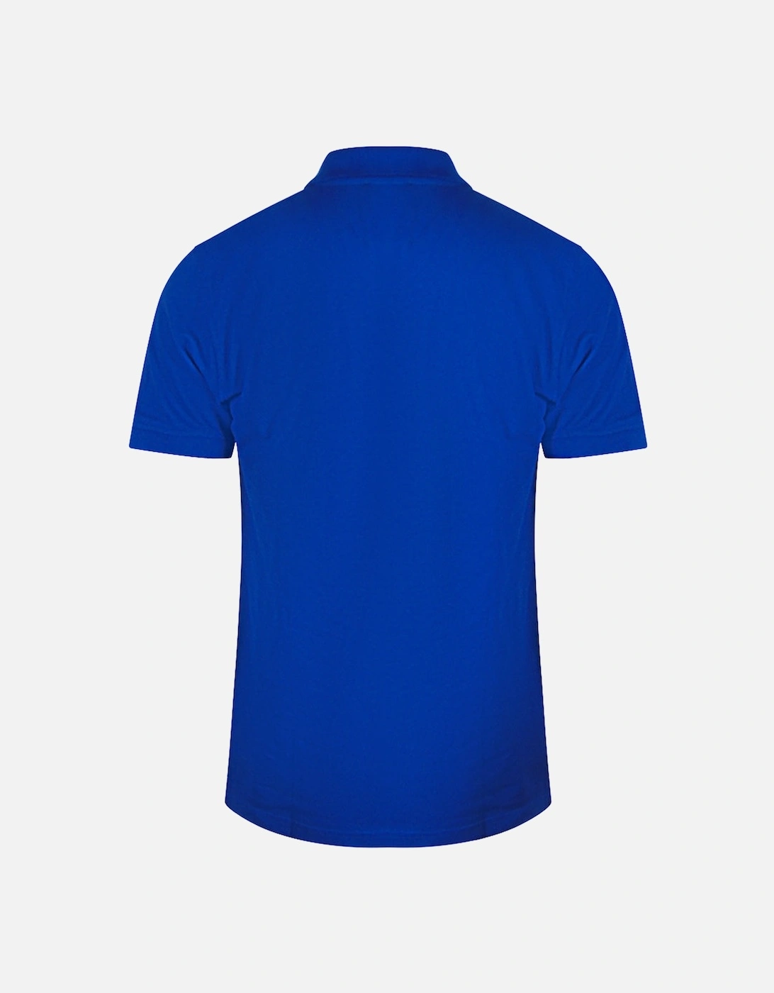 Cavalli Class Bold Logo Blue Polo Shirt