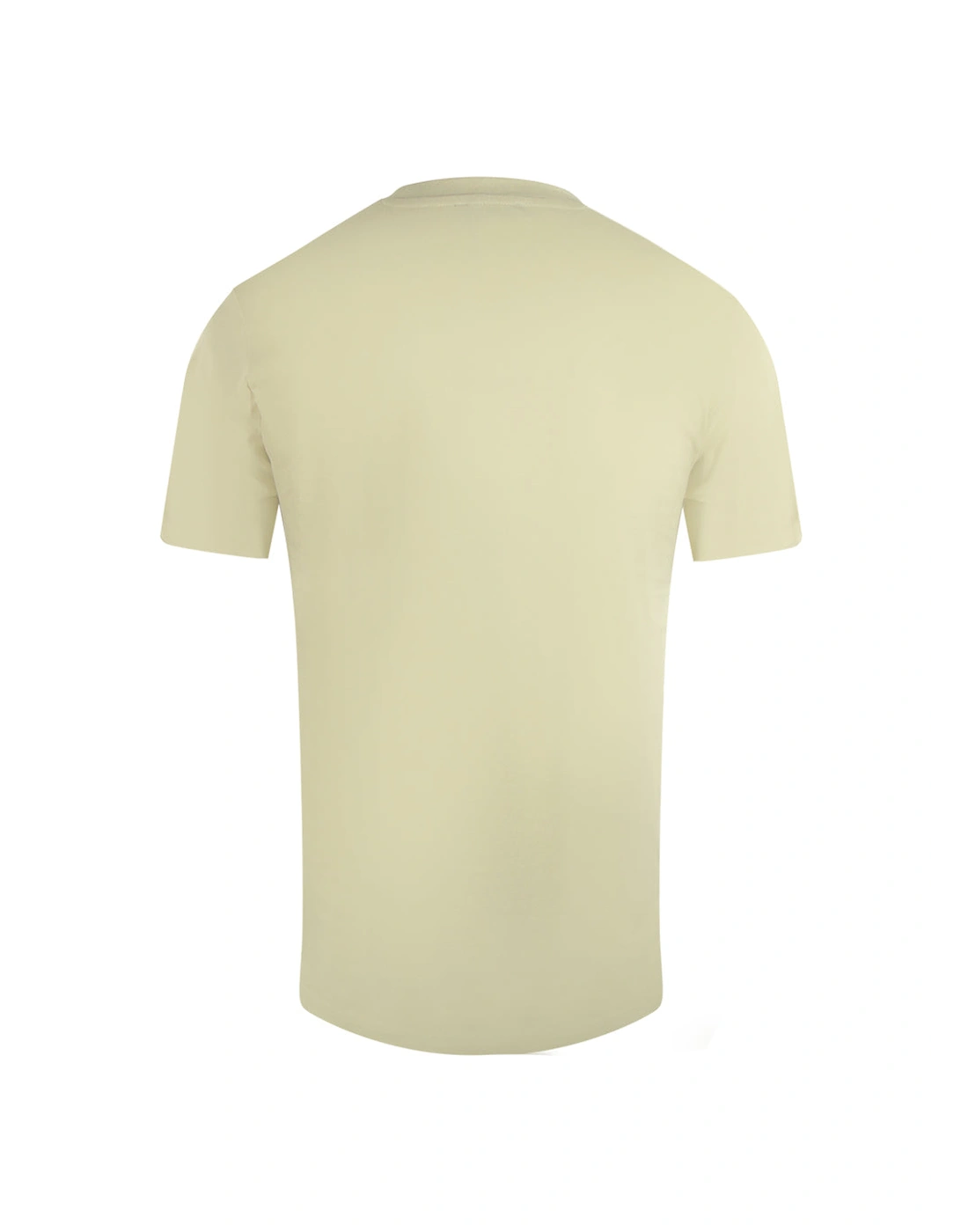 Cavalli Class Cracked Sprayed Logo Beige Sand T-Shirt