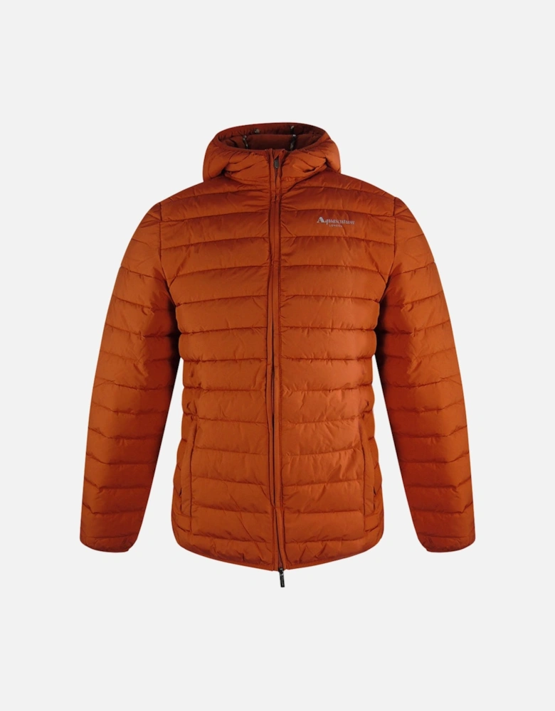 Active 100Gr Hooded Rust Orange Jacket
