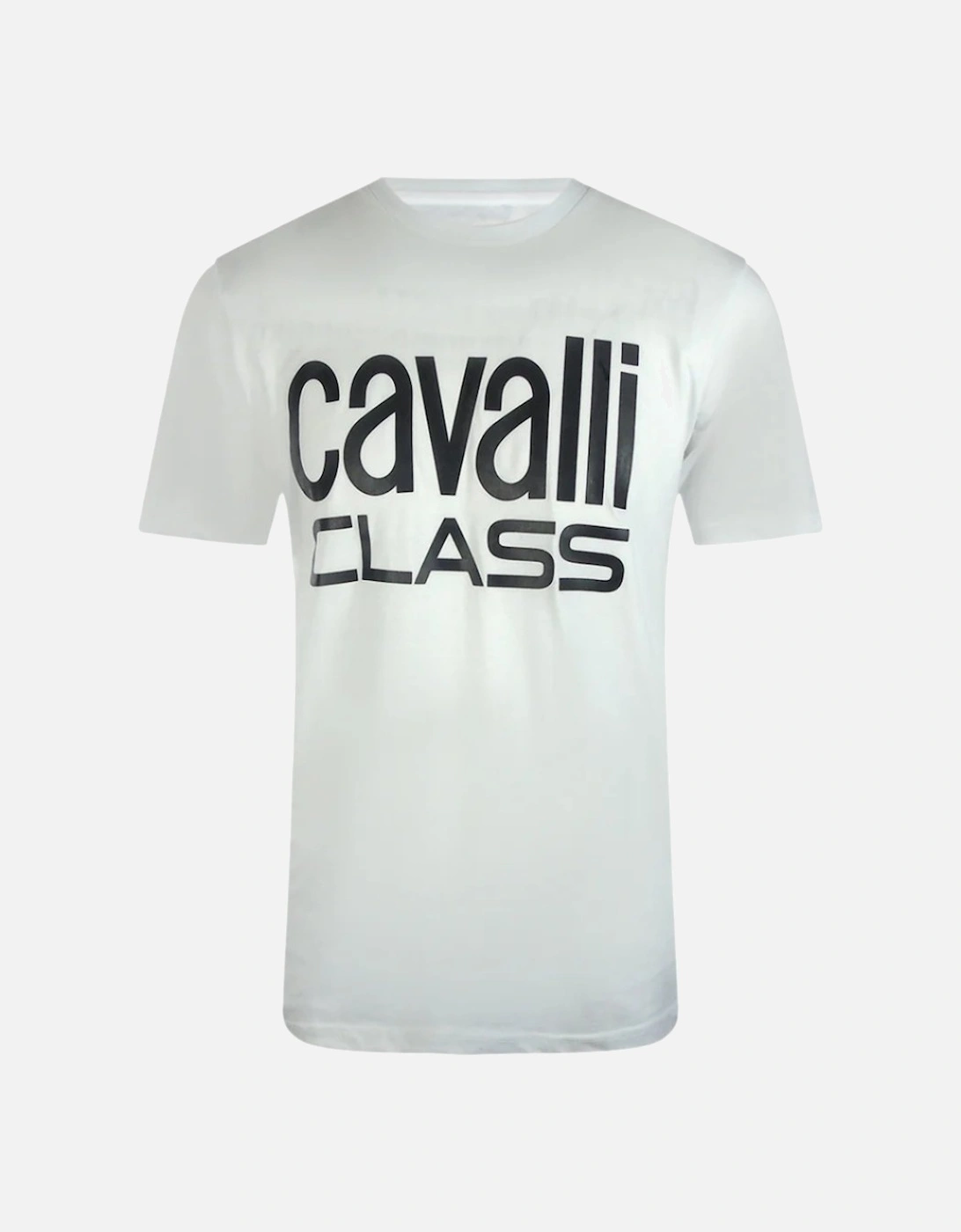 Cavalli Class Bold Brand White T-Shirt, 3 of 2