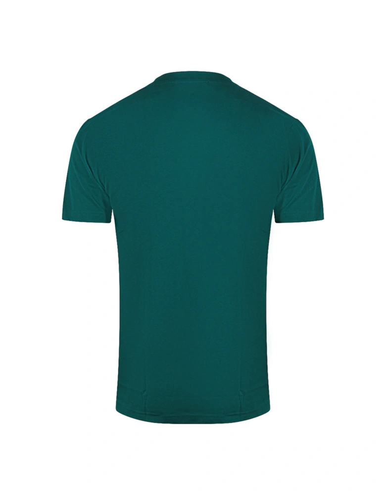 Cavalli Class Smoke Bold Logo Green T-Shirt