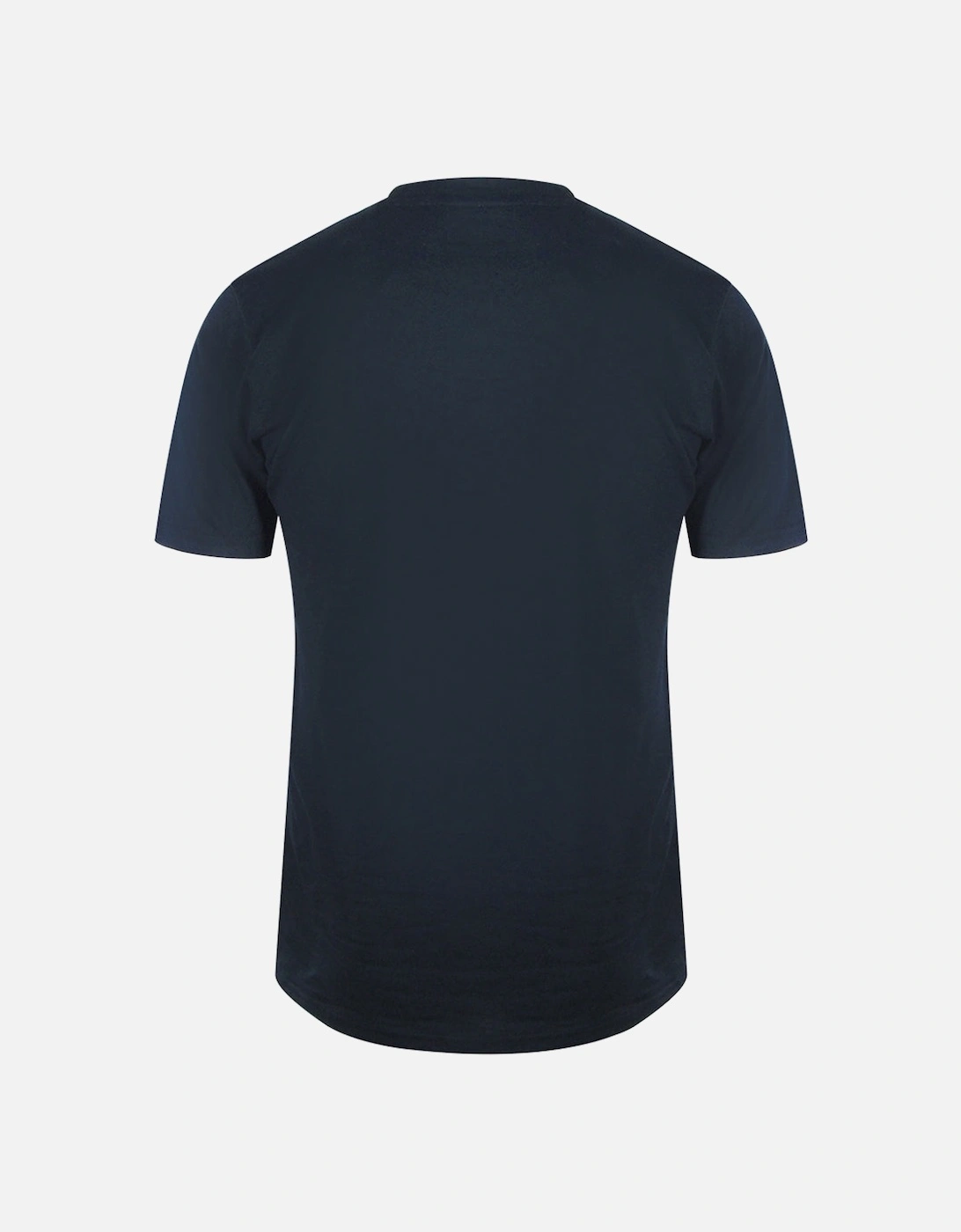 Cavalli Class Tiger Floral Logo Navy T-Shirt