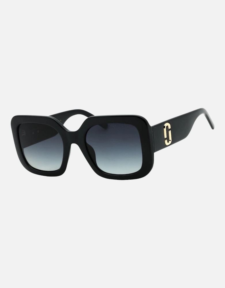 Grey Gradient Black Sunglasses