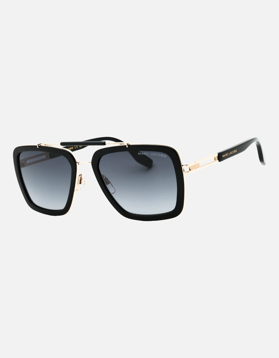 Grey Gradient Lensed Black Sunglasses