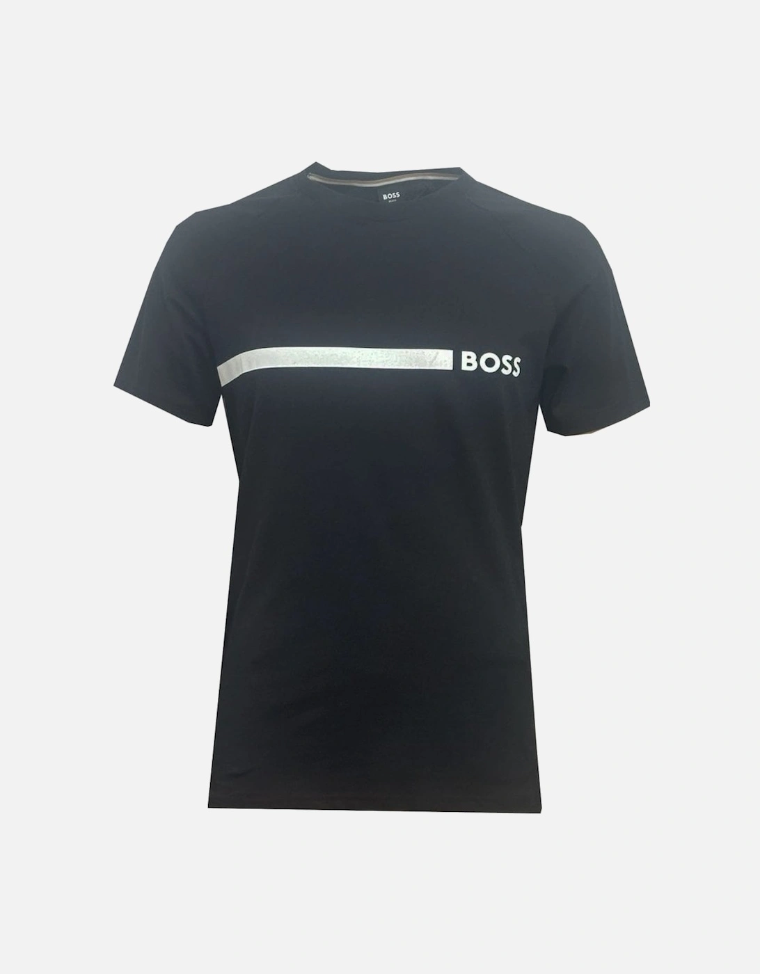 Men's Black Slim Fit T-shirt, 3 of 2