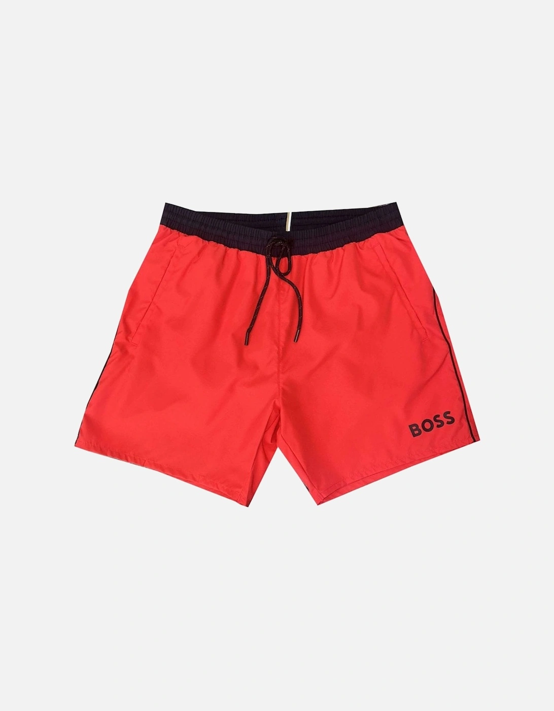 Men's Red Starfish Swim Shorts, 3 of 2