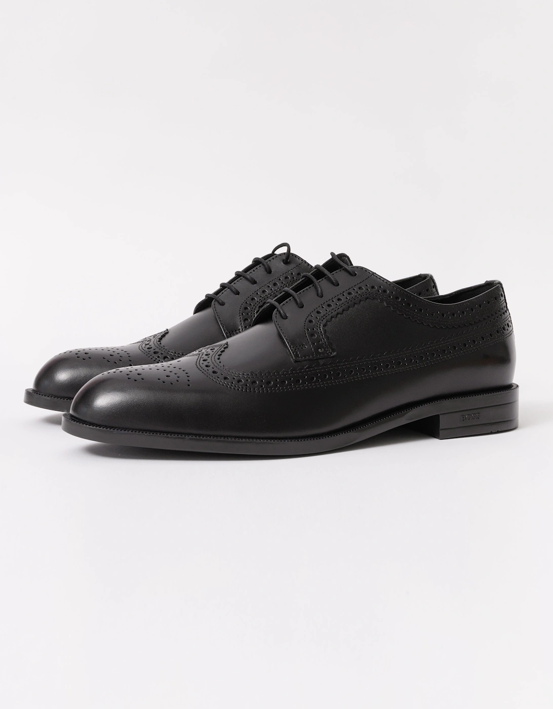 BOSS Orange Tayil Mens Derby Brogues - Black 001, 2 of 1
