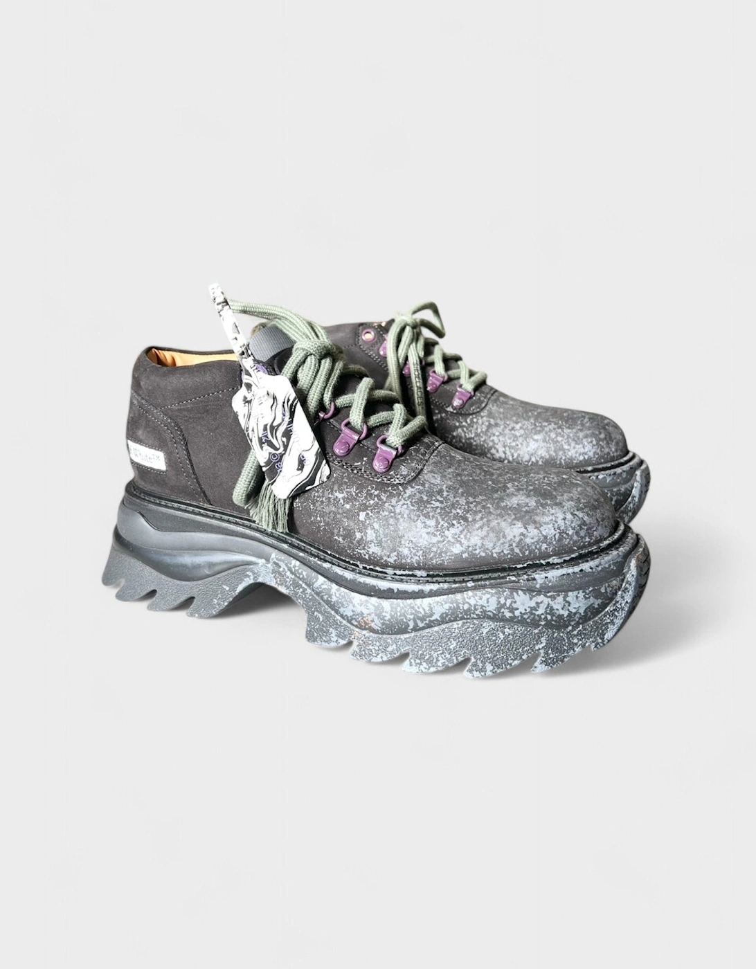 Sculpted Platform Chunky Sneakers Black