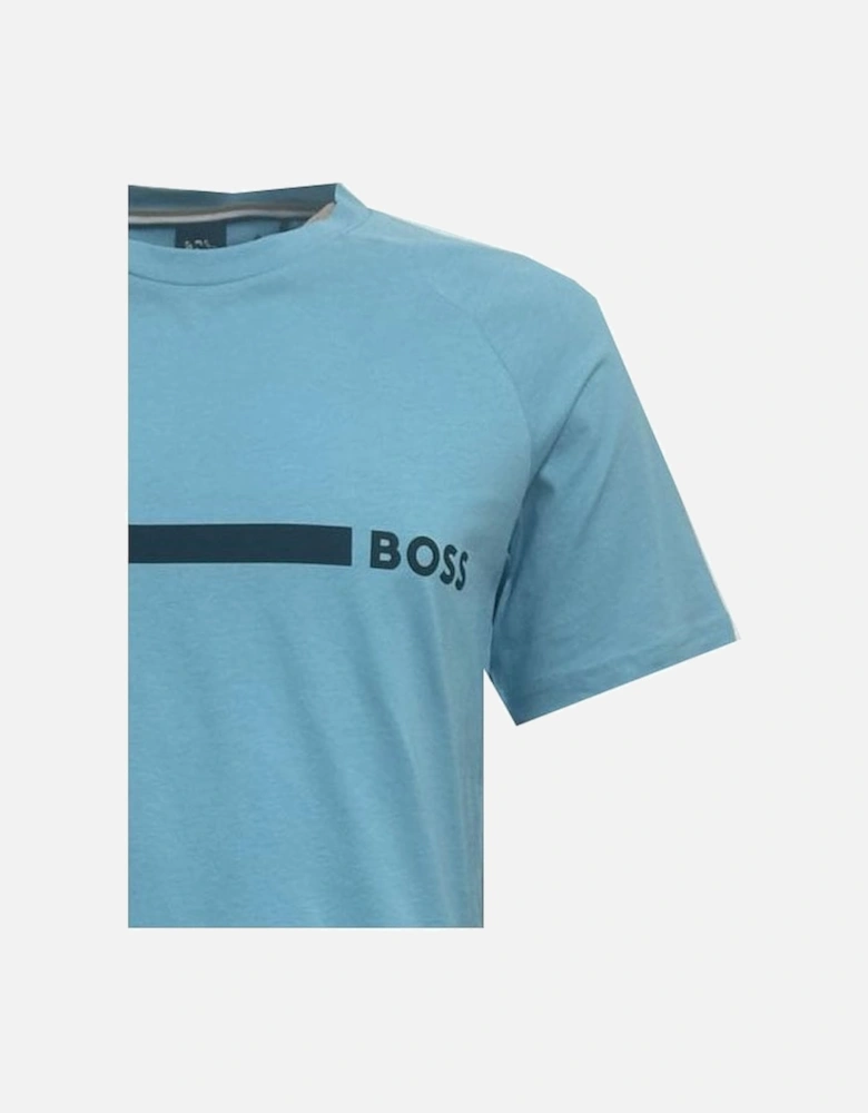 Men's Blue Slim Fit T-shirt