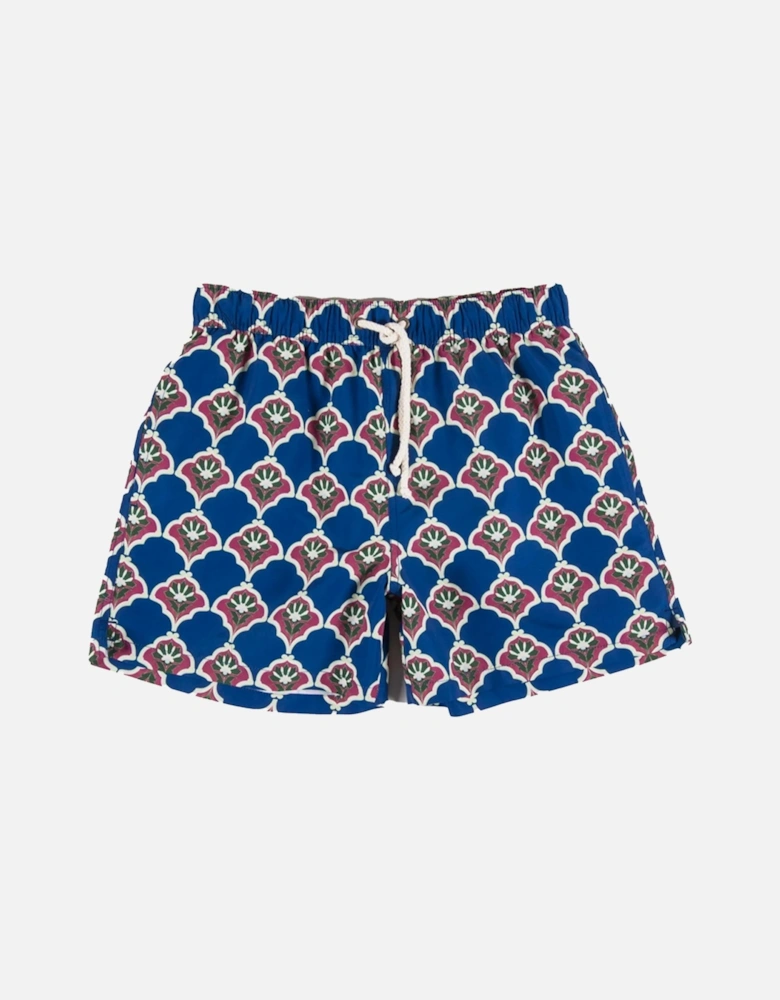 Handpainted Klein Tile Swim Trunks