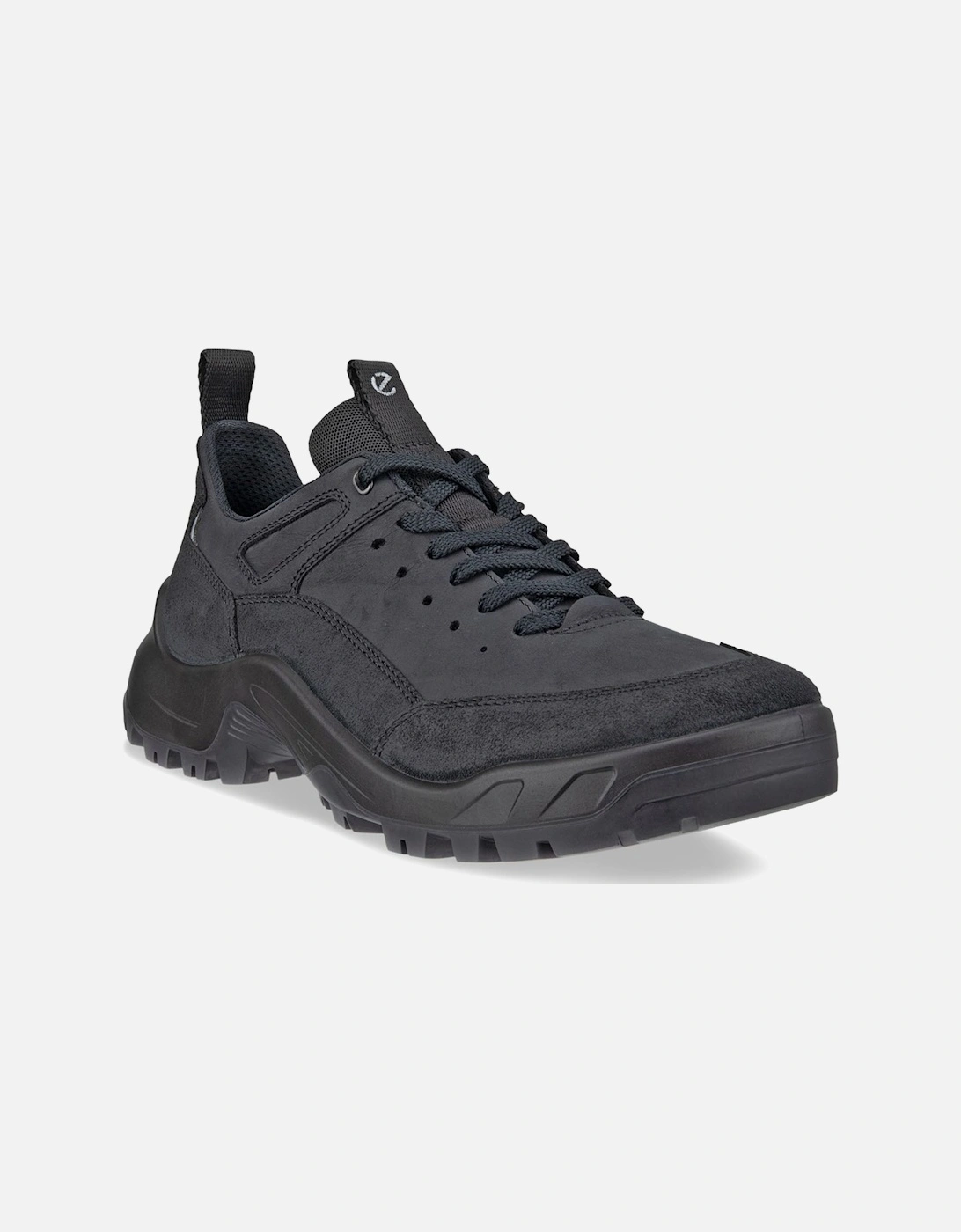 Mens Offroad Leather Low Rise Walking Shoes - Black, 2 of 1