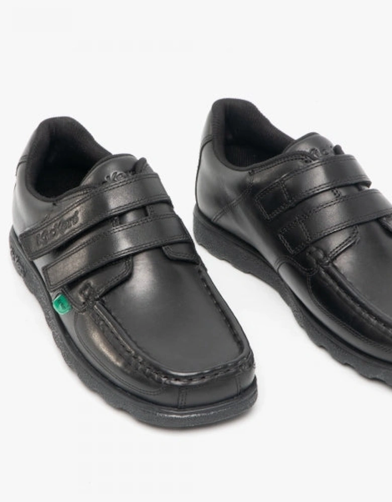 114244 FRAGMA STRAP Boys School Shoes Black