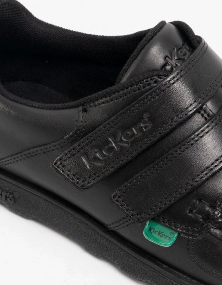 114244 FRAGMA STRAP Boys School Shoes Black