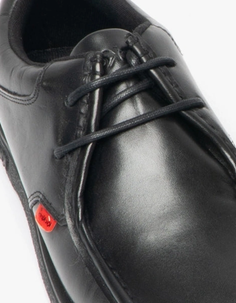FRAGMA LACE TEEN Boys School Shoes Black