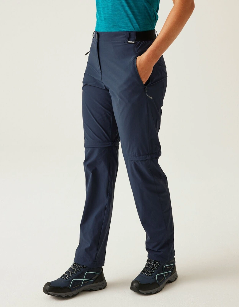 Womens Travel Light Zip Off Packaway Walking Trousers