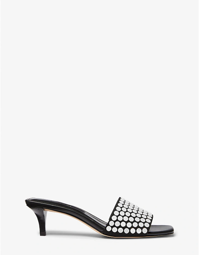 Merriam Studded Kitten Heel Sandal