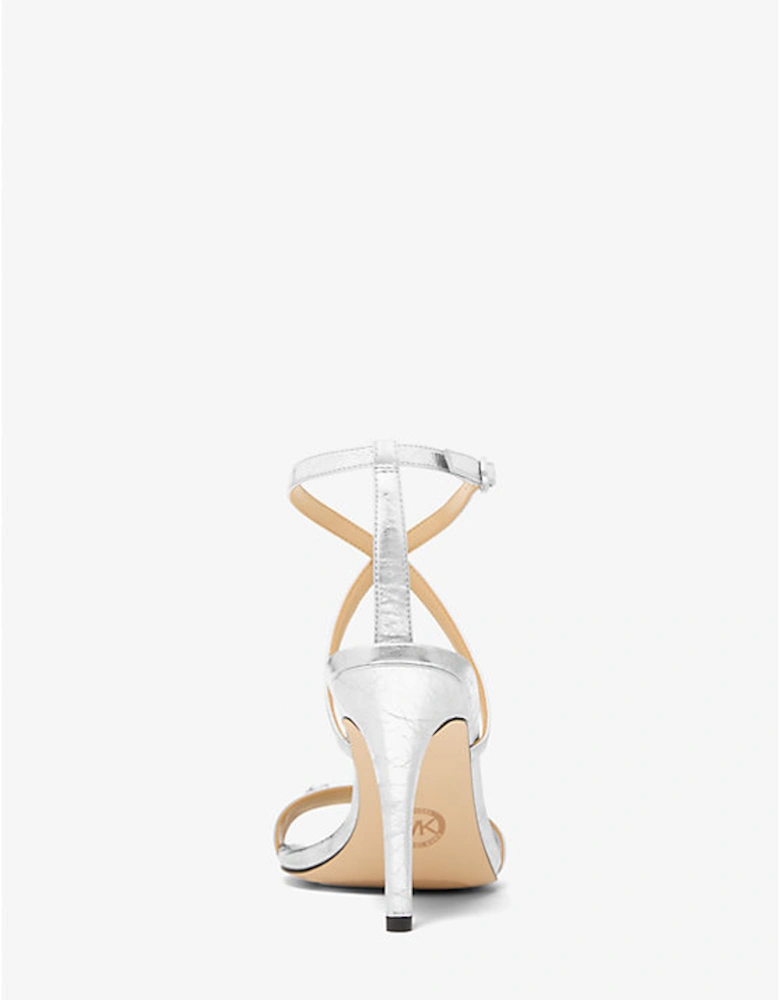 Lena Metallic Leather Sandal