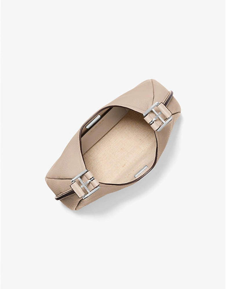 Nolita Small Pebbled Leather Hobo Shoulder Bag