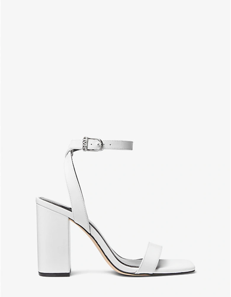 Merriam Leather Block Heel Sandal