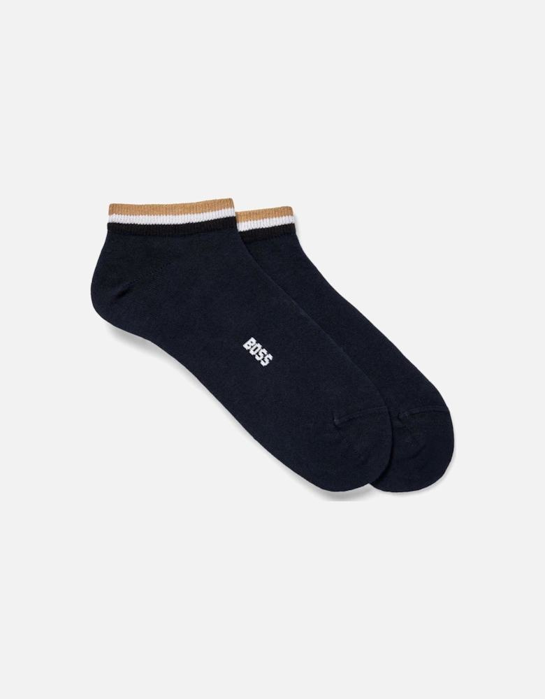 Boss 2 Pack Uni Stripe Cc Socks Dark Blue
