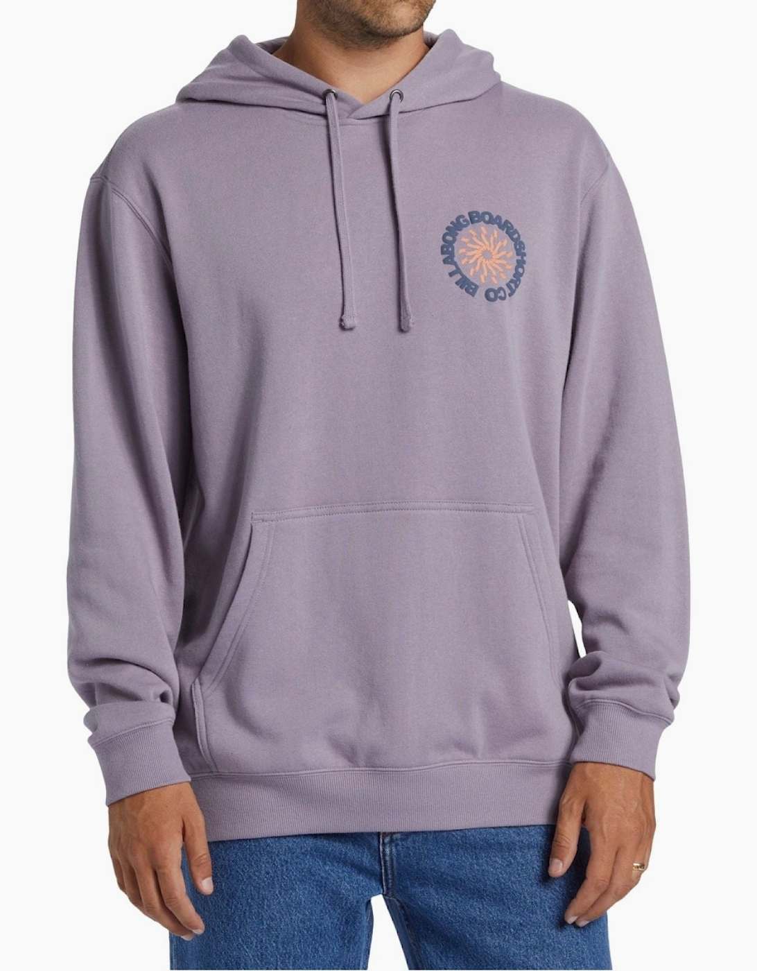Men's Billabong Mens Short Sands Hoodie - Purple Ash - Size: M