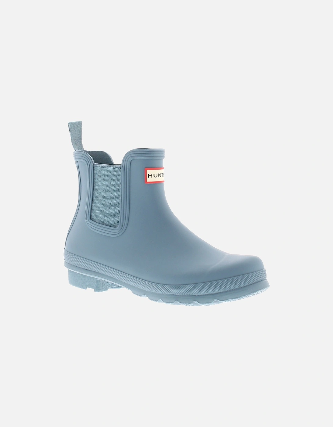 Womens Ankle Wellies Original Chelsea Elasticated blue UK Size, 6 of 5
