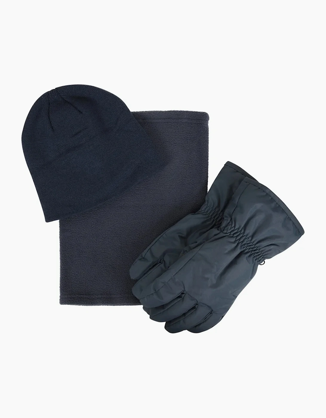 Mountain Warehouse Men's Mountain Warehouse Mens Hat Gloves And Scarf Set - Navy