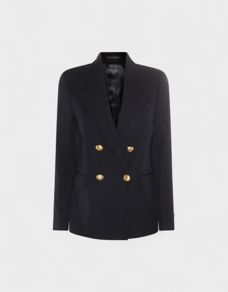 Waistband Double Jacket Navy Gold