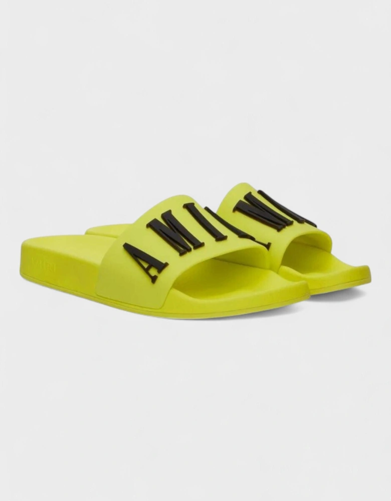 Rubber Classic Logo Pool Slide Volt